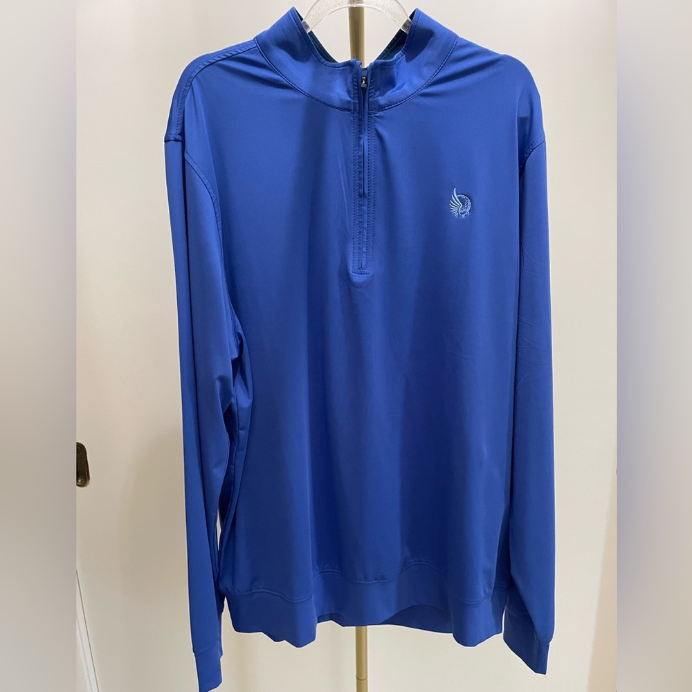 Turtleson Men’s XL Blue Quarter-Zip Lightweight Pullover